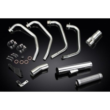 Delkevic volledig systeem Short Straight RVS 350mm zonder e-keur - CB750K DOHC (1978-1983)