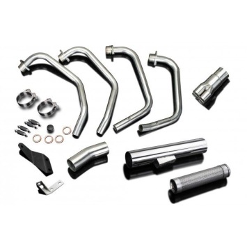 Delkevic volledig systeem Short Straight RVS 350mm zonder e-keur - CB750K DOHC (1978-1983)