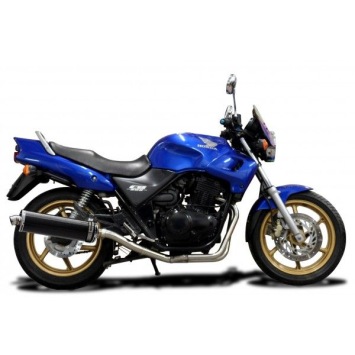 Delkevic volledig systeem Oval Carbon 450mm zonder e-keur - CB500 (1994-2003)