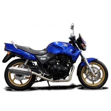 Delkevic volledig systeem Tri-Oval RVS 320mm - CB500 (1994-2003)