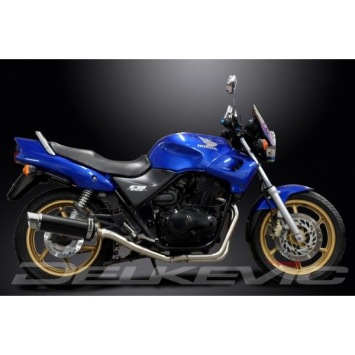 Delkevic volledig systeem Round Carbon 350mm zonder e-keur - CB500 (1994-2003)