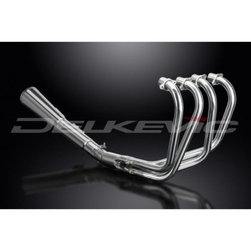 Delkevic volledig systeem Megaphone RVS 550mm zonder e-keur - CB500FOUR (1971-1973)