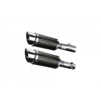 Delkevic slip-on kit Round Carbon 200mm zonder e-keur - CB1300DC X-4 (1997-2003)