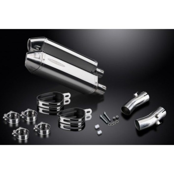 Delkevic slip-on kit Tri-Oval RVS 320mm zonder e-keur - CB1300DC X-4 (1997-2003)