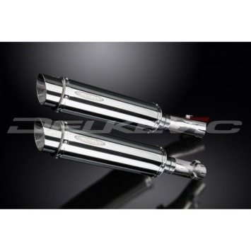 Delkevic slip-on kit Round RVS 350mm zonder e-keur - CB1300DC X-4 (1997-2003)