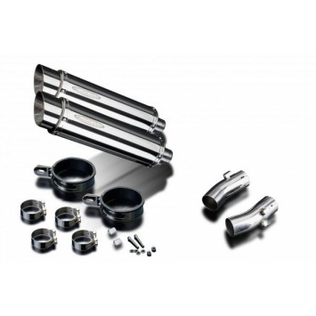 Delkevic slip-on kit Round RVS 350mm zonder e-keur - CB1300DC X-4 (1997-2003)