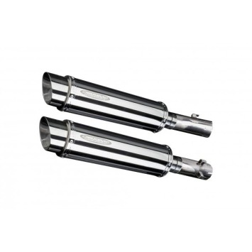 Delkevic slip-on kit Round RVS 350mm zonder e-keur - CB1300DC X-4 (1997-2003)