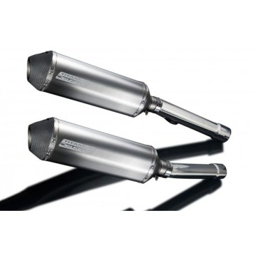 Delkevic slip-on kit X-Oval Titanium 343mm zonder e-keur - CBR1100XX BLACKBIRD (1996-2009)
