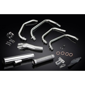 Delkevic volledig systeem Short Straight RVS 350mm zonder e-keur - ZR750C Zephyr (1991-1994)