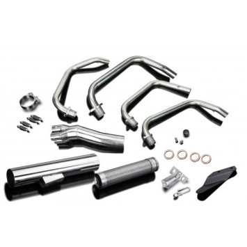 Delkevic volledig systeem Short Straight RVS 350mm zonder e-keur - ZR750C Zephyr (1991-1994)