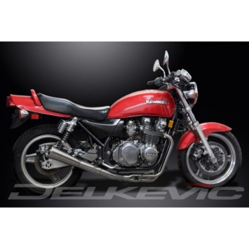 Delkevic volledig systeem Megaphone RVS 550mm zonder e-keur - ZR750C Zephyr (1991-1994)