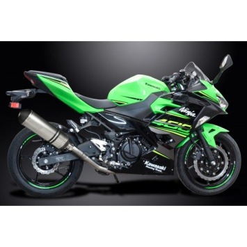 Delkevic volledig systeem X-Oval Titanium 343mm zonder e-keur - NINJA 400 2018-20 Z400 2019