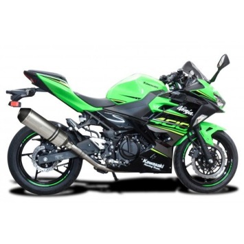 Delkevic volledig systeem X-Oval Titanium 343mm zonder e-keur - NINJA 400 2018-20 Z400 2019