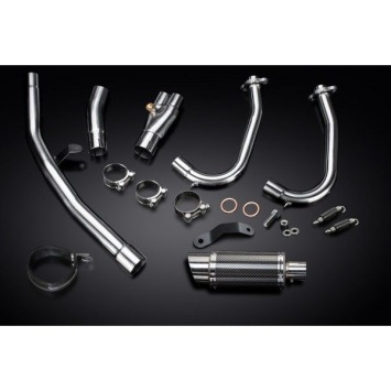 Delkevic volledig systeem Round Carbon 200mm zonder e-keur - NINJA 400 2018-20 Z400 2019