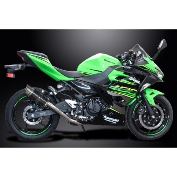 Delkevic volledig systeem Round Carbon 200mm zonder e-keur - NINJA 400 2018-20 Z400 2019