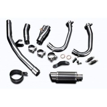 Delkevic volledig systeem Round Carbon 200mm zonder e-keur - NINJA 400 2018-20 Z400 2019