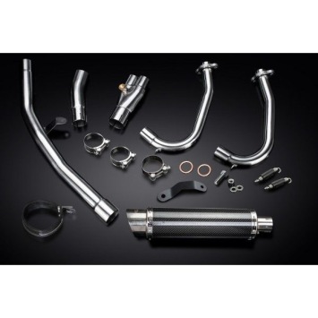 Delkevic volledig systeem Round Carbon 350mm zonder e-keur - NINJA 400 2018-20 Z400 2019