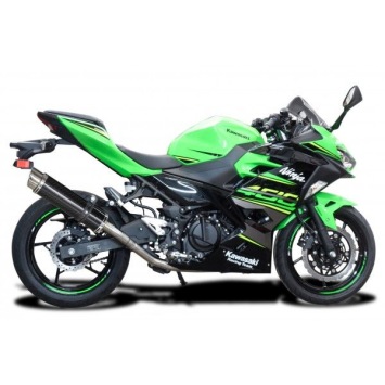 Delkevic volledig systeem Round Carbon 350mm zonder e-keur - NINJA 400 2018-20 Z400 2019