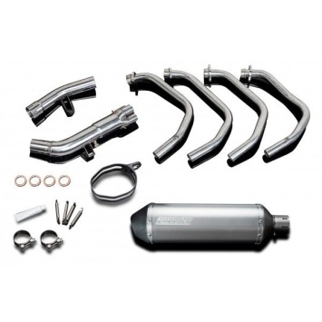 Delkevic volledig systeem X-Oval Titanium 343mm zonder e-keur - GSX1250FA (2010-2016)