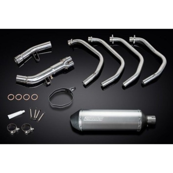 Delkevic volledig systeem X-Oval Titanium 343mm zonder e-keur - GSX650F (2007-2016)