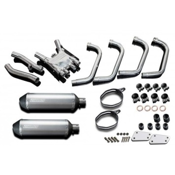 Delkevic volledig systeem X-Oval Titanium 343mm zonder e-keur - XJR1200 (1995-1998)