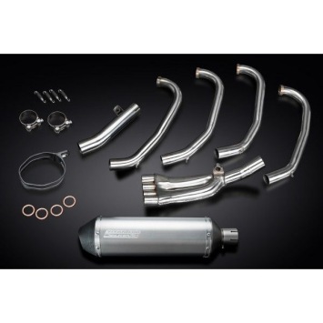 Delkevic volledig systeem X-Oval Titanium 343mm zonder e-keur - CBR600F (1987-1990)