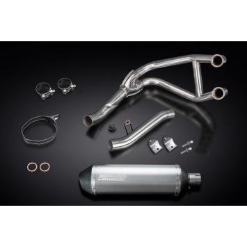 Delkevic volledig systeem X-Oval Titanium 343mm zonder e-keur - GPZ500S EX500C(1987-2007)