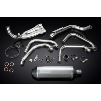 Delkevic volledig systeem X-Oval Titanium 343mm zonder e-keur - CB600F HORNET (1998-2002)