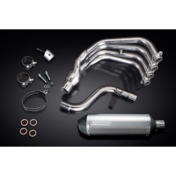 Delkevic volledig systeem X-Oval Titanium 343mm zonder e-keur - XJ6 Diversion (2009-2018)