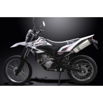 Delkevic volledig systeem X-Oval Titanium 343mm zonder e-keur - WR125R (2009-2018)