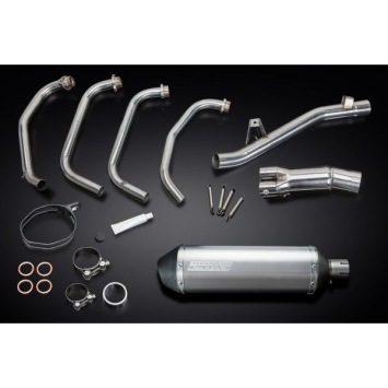 Delkevic volledig systeem X-Oval Titanium 343mm zonder e-keur - GSX750 (1998-2002)