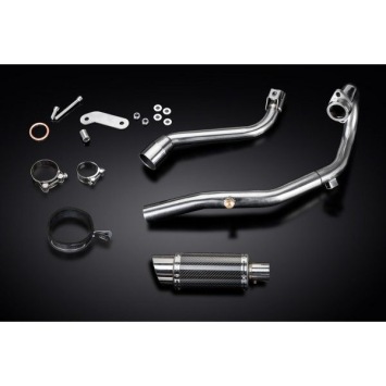 Delkevic volledig systeem Round Carbon 200mm zonder e-keur - CRF250L 2017-2019