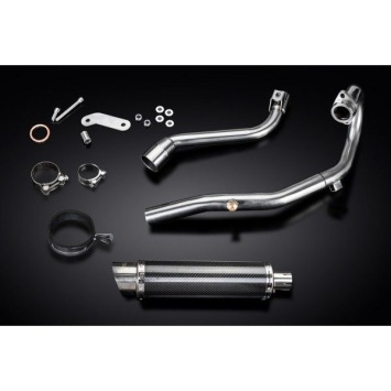 Delkevic volledig systeem Round Carbon 350mm zonder e-keur - CRF250L 2017-2019