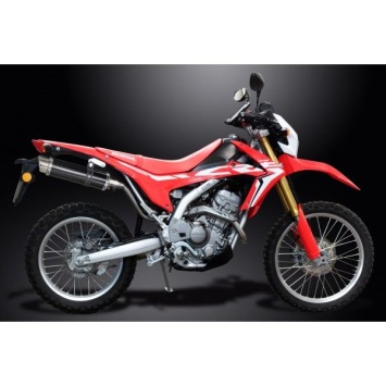 Delkevic volledig systeem Round Carbon 350mm zonder e-keur - CRF250L 2017-2019