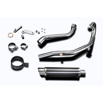 Delkevic volledig systeem Round Carbon 350mm zonder e-keur - CRF250L 2017-2019