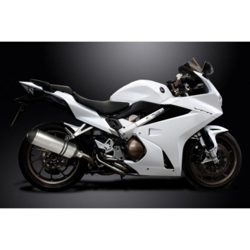 Delkevic volledig systeem X-Oval Titanium 343mm zonder e-keur - VFR800F 14-19 VFR800X 15-10