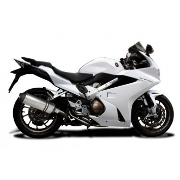 Delkevic volledig systeem X-Oval Titanium 343mm zonder e-keur - VFR800F 14-19 VFR800X 15-10