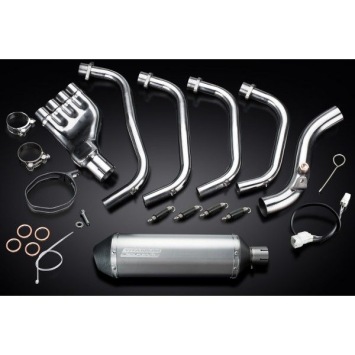 Delkevic volledig systeem X-Oval Titanium 343mm zonder e-keur - CB600F HORNET (2007-2013)