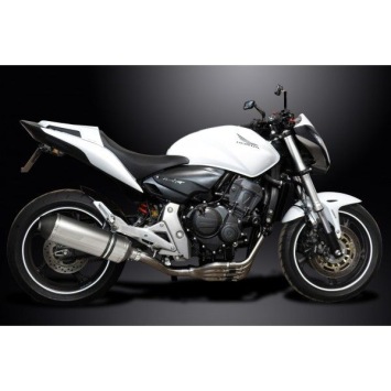 Delkevic volledig systeem X-Oval Titanium 343mm zonder e-keur - CB600F HORNET (2007-2013)