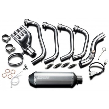 Delkevic volledig systeem X-Oval Titanium 343mm zonder e-keur - CB600F HORNET (2007-2013)