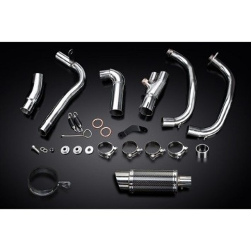 Delkevic volledig systeem Round Carbon 200mm zonder e-keur - VERSYS 300X (2017-2020)