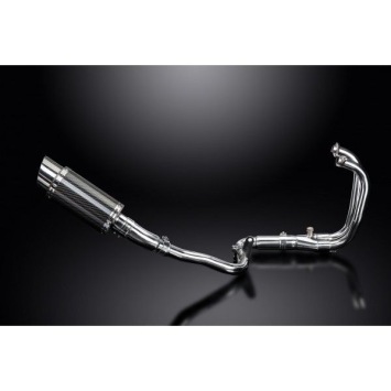 Delkevic volledig systeem Round Carbon 200mm zonder e-keur - VERSYS 300X (2017-2020)