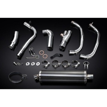 Delkevic volledig systeem Oval Carbon 450mm zonder e-keur - VERSYS 300X (2017-2020)