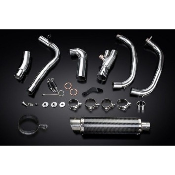 Delkevic volledig systeem Round Carbon 350mm zonder e-keur - VERSYS 300X (2017-2020)