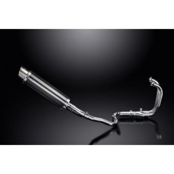 Delkevic volledig systeem Round Carbon 350mm zonder e-keur - VERSYS 300X (2017-2020)