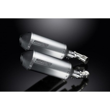 Delkevic slip-on kit X-Oval Titanium 260mm zonder e-keur - Monster 796 (2011-2014)