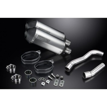 Delkevic slip-on kit X-Oval Titanium 260mm zonder e-keur - Z1000 (2007-2009)