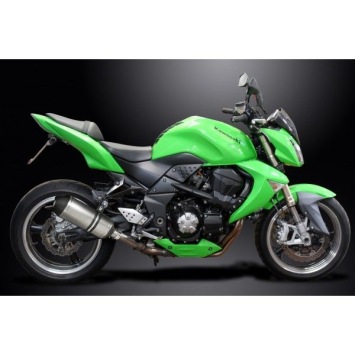 Delkevic slip-on kit X-Oval Titanium 260mm zonder e-keur - Z1000 (2007-2009)