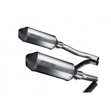 Delkevic slip-on kit X-Oval Titanium 260mm zonder e-keur - Z1000 (2007-2009)