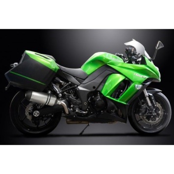 Delkevic Slip-on Kit X-Oval Titanium 260mm ohne EG-BE - Z1000SX (2010-2019)